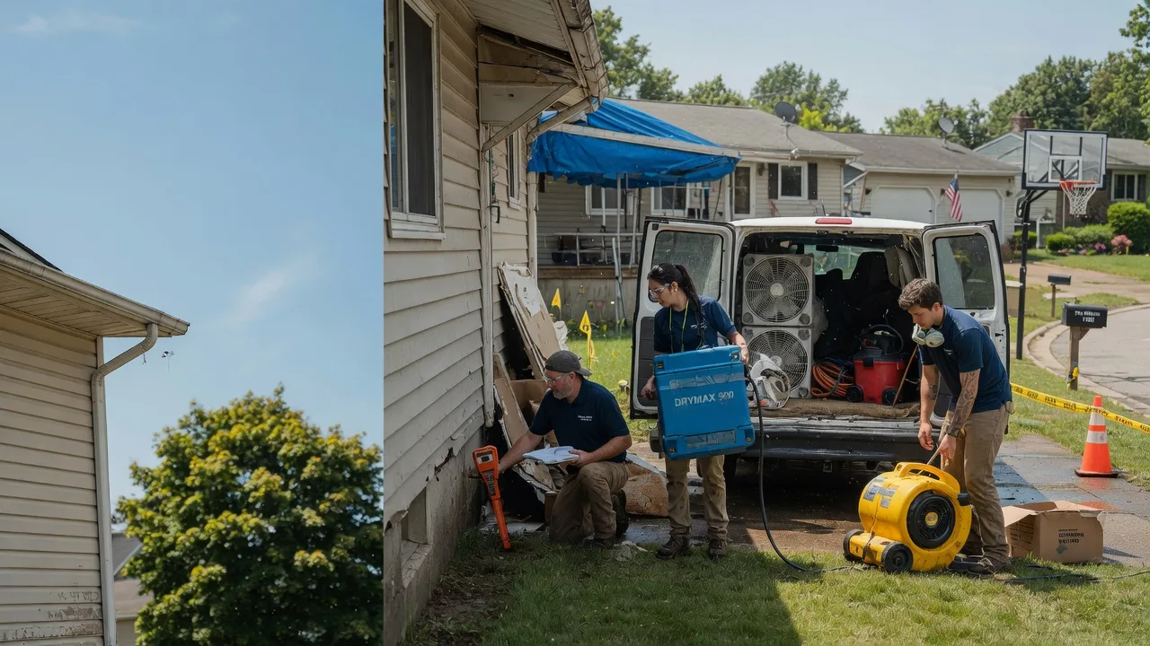 Ceiling Leak Cleanup in Saint Johns, OH near me