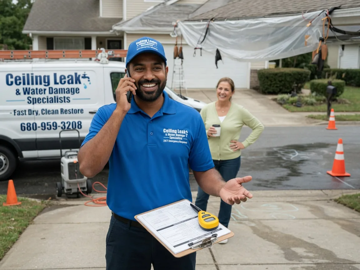 Ceiling Leak Cleanup Saint Johns, OH FAQs